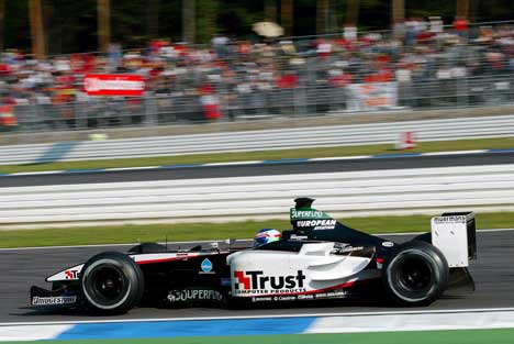 Bruni fik den sidste del af sæsonen som fredags-tester for Minardi
